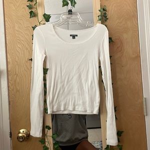 White Long Sleeve Top
